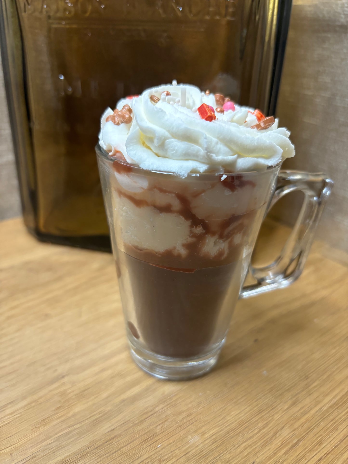 Bougie gourmande chocolat chaud