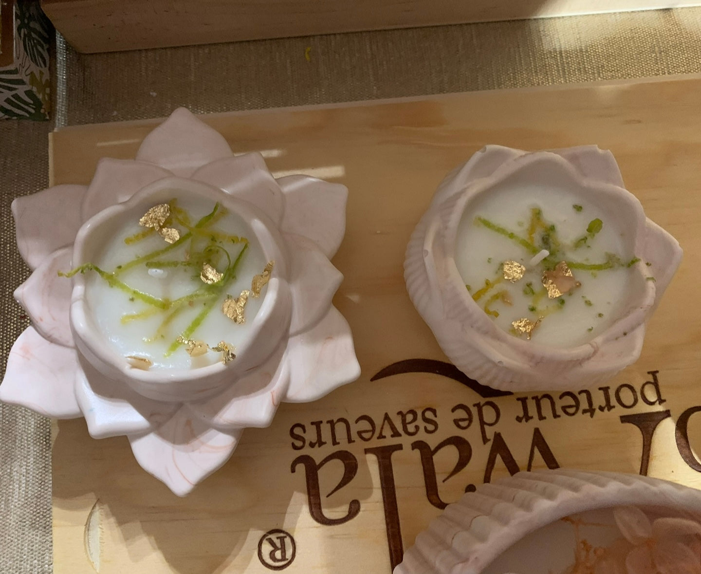 Bougies de Massage