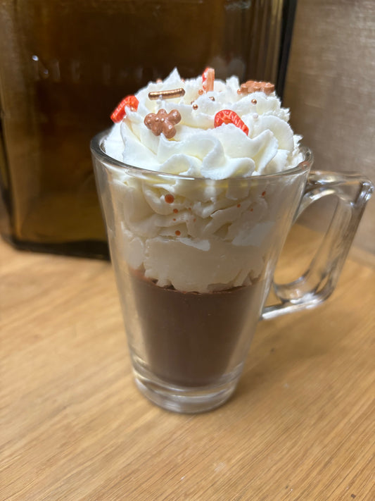 Bougie gourmande chocolat chaud
